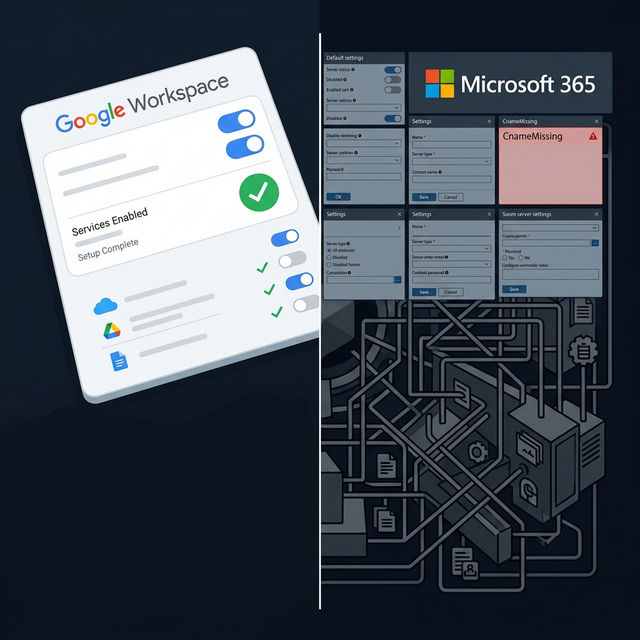 A conceptual split between smooth intuitive design and rigid complex enterprise architecture